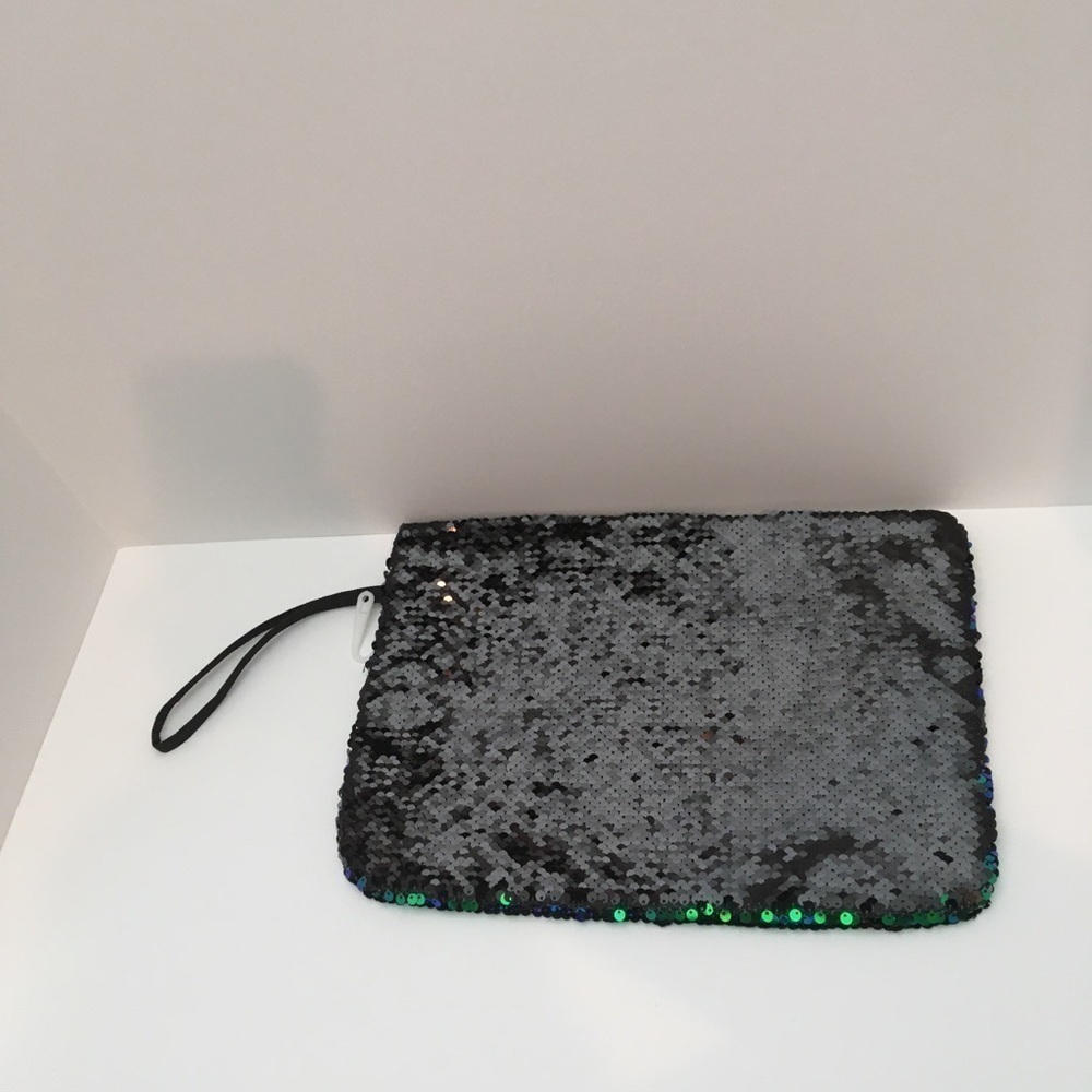 Morgan home fashion black and green sequins water resistant beach case